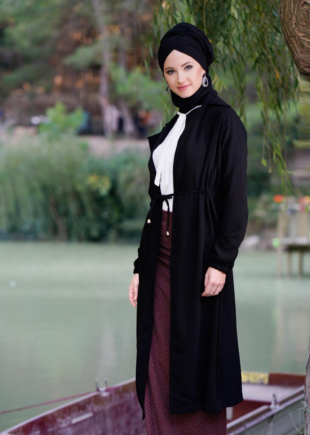 Tesettür giyim SİYAH 641 CEKET