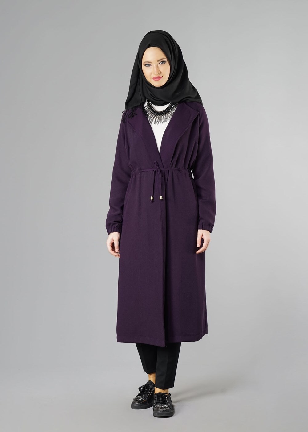 Tesettür giyim MOR 641 CEKET
