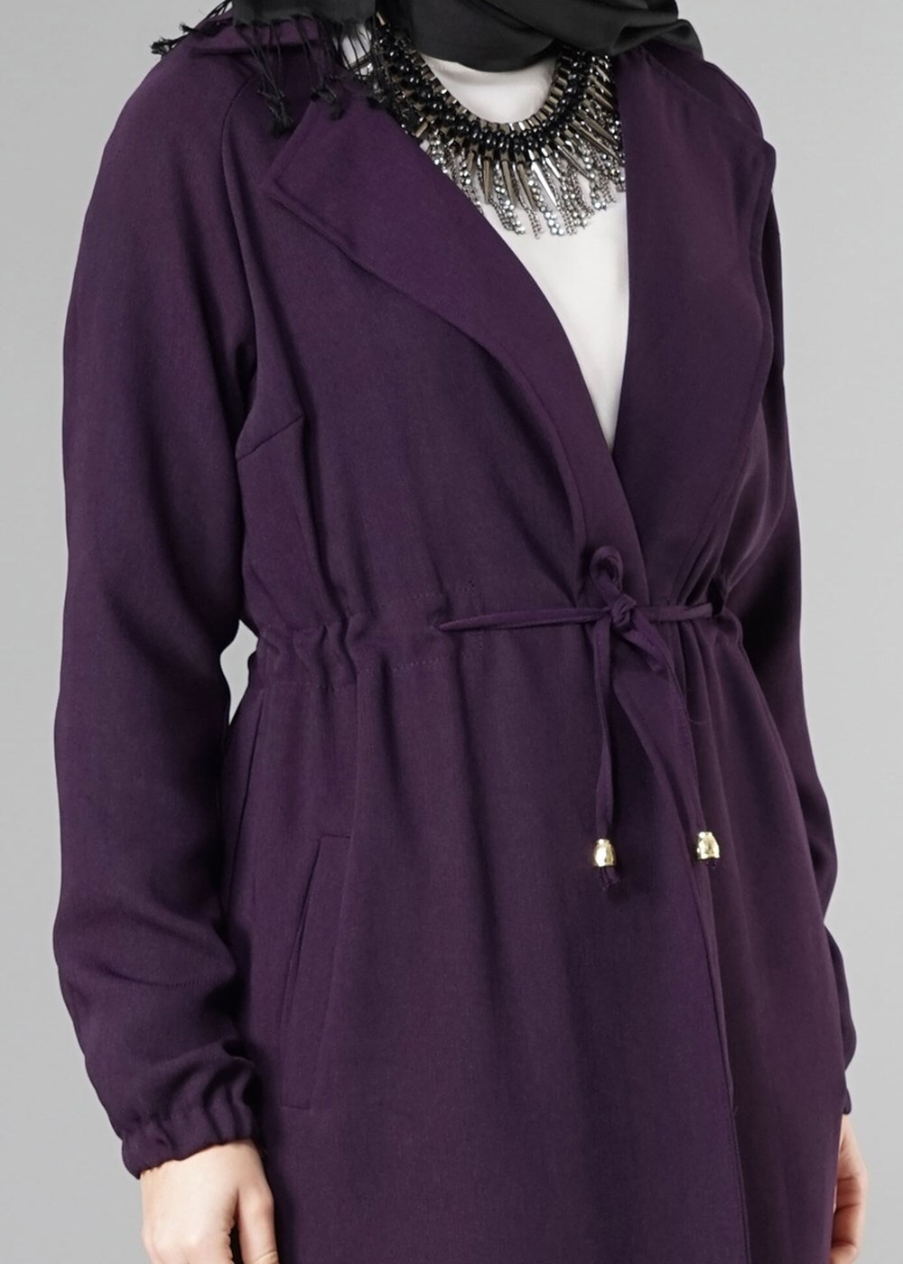 Tesettür giyim MOR 641 CEKET