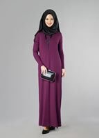 Tesettür giyim MOR 4101 ELBİSE
