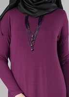 Tesettür giyim MOR 4101 ELBİSE