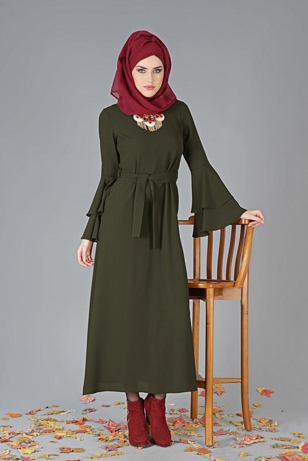 Vêtements hijab  DOLMAN SLEEVE DRESS 7901 - TRENDTESETTÜR