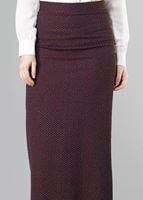 Hijab clothing CLARET RED TUBE SKIRT 056111 