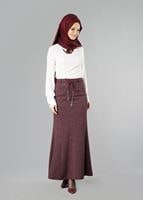 Vêtements hijab ROUGE BORDEAUX JUPE SIRENE 256121 