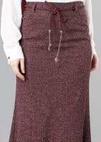 Vêtements hijab ROUGE BORDEAUX JUPE SIRENE 256121 