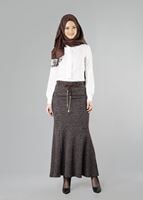 Hijab clothing BROWN MERMAID SKIRT 256121