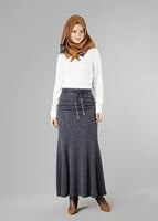 Hijab clothing NAVY BLUE MERMAID SKIRT 256121