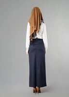 Vêtements hijab BLEU MARINE JUPE TUBE 456121 