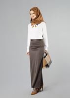 Hijab clothing MINK TUBE SKIRT 456121 