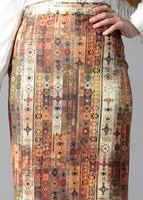 Tesettür giyim HAKİ 6764 ETEK