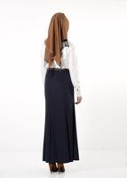 Tesettür giyim LACİVERT 6775 ETEK