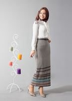 Tesettür giyim MAVİ 6781 ETEK