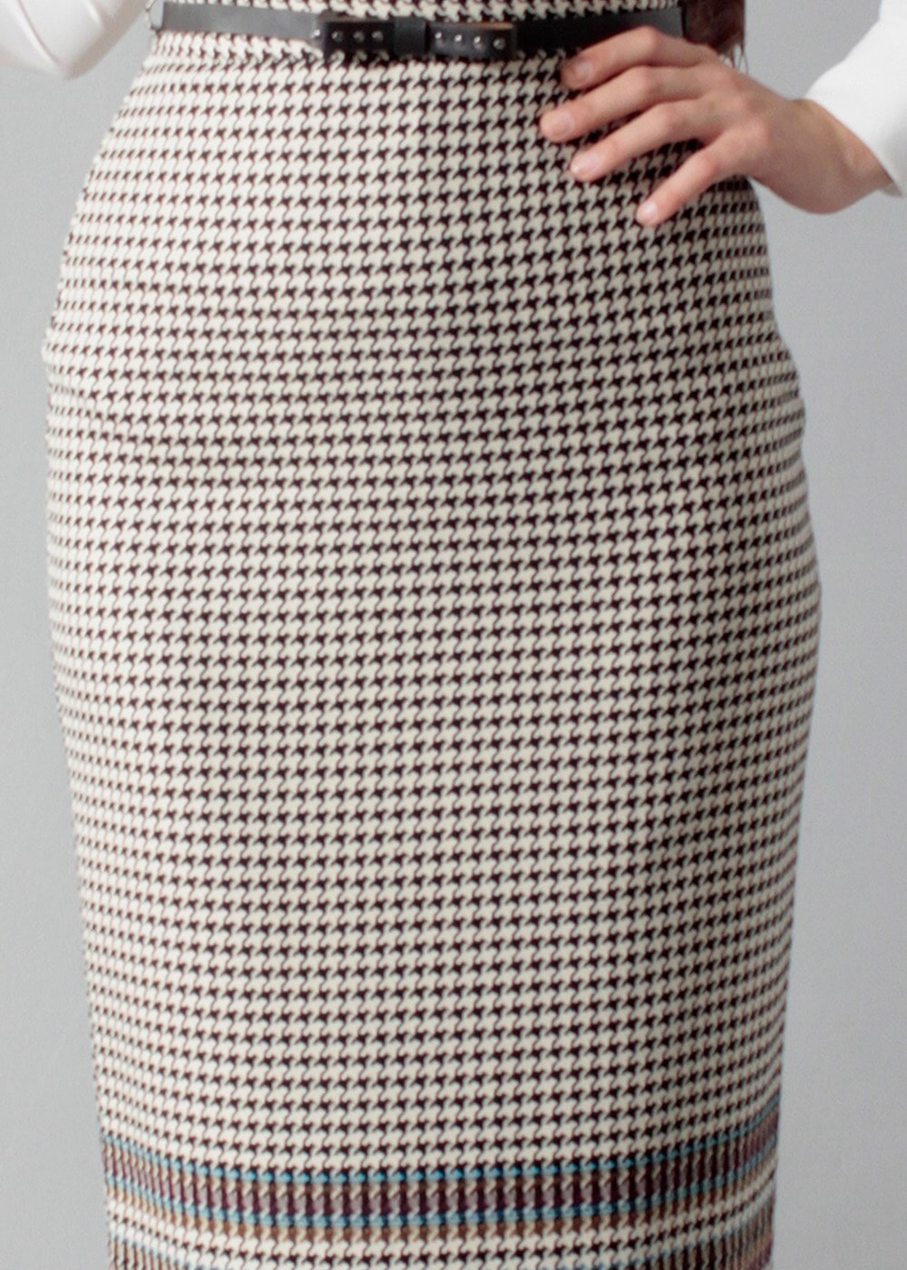 Tesettür giyim MAVİ 6781 ETEK