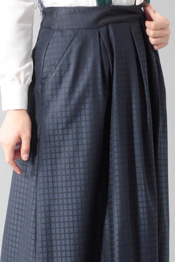 Vêtements hijab  PLAID SKIRT WITH STRAPS 6783 - TRENDTESETTÜR