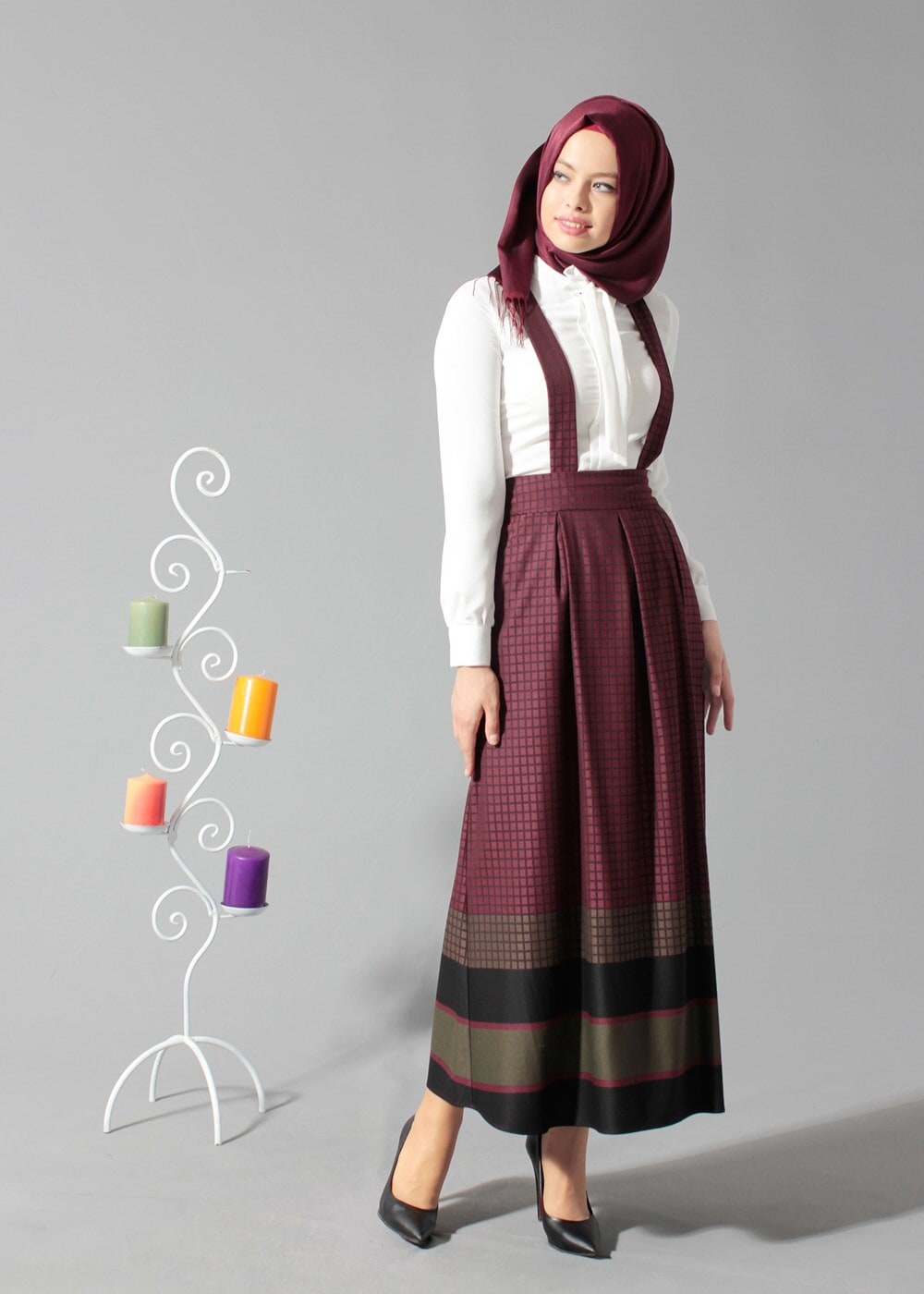 Tesettür giyim MÜRDÜM 6783 ETEK