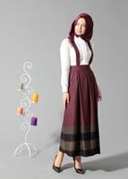Tesettür giyim MÜRDÜM 6783 ETEK