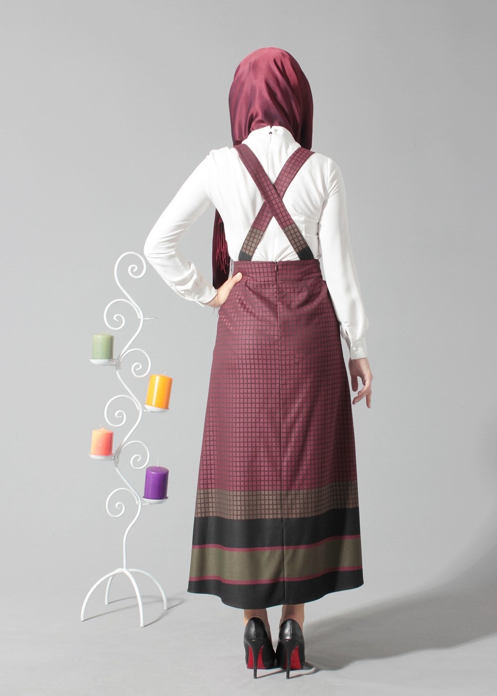 Tesettür giyim MÜRDÜM 6783 ETEK