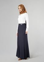 Vêtements hijab BLEU MARINE JUPE CIRCULAIRE 6788