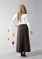 Tesettür giyim HAKİ 6789 ETEK