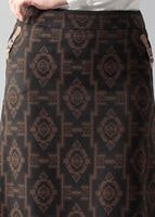 Tesettür giyim HAKİ 6789 ETEK