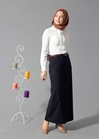 Tesettür giyim LACİVERT 6792 ETEK