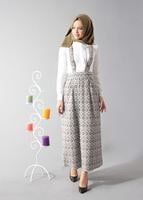 Tesettür giyim HAKİ 6800 ETEK