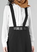 Tesettür giyim SİYAH 6805 ETEK