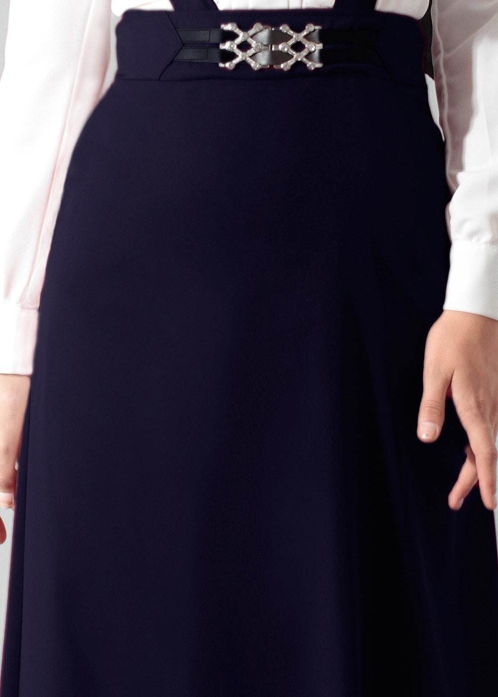 Tesettür giyim LACİVERT 6805 ETEK