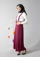 Tesettür giyim BORDO 6805 ETEK