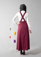 Tesettür giyim BORDO 6805 ETEK