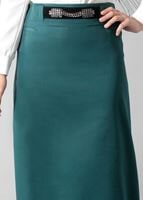 Tesettür giyim YEŞİL 6809 ETEK
