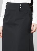 Tesettür giyim SİYAH ALVİNA DÜZ KESİM ETEK T 6810