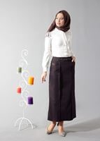 Tesettür giyim KAHVE 6816 ETEK