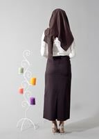 Tesettür giyim KAHVE 6816 ETEK