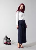 Tesettür giyim LACİVERT 6816 ETEK