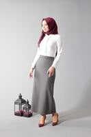 Tesettür giyim SİYAH 6821 ETEK