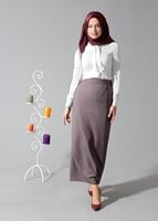 Tesettür giyim MÜRDÜM 6821 ETEK