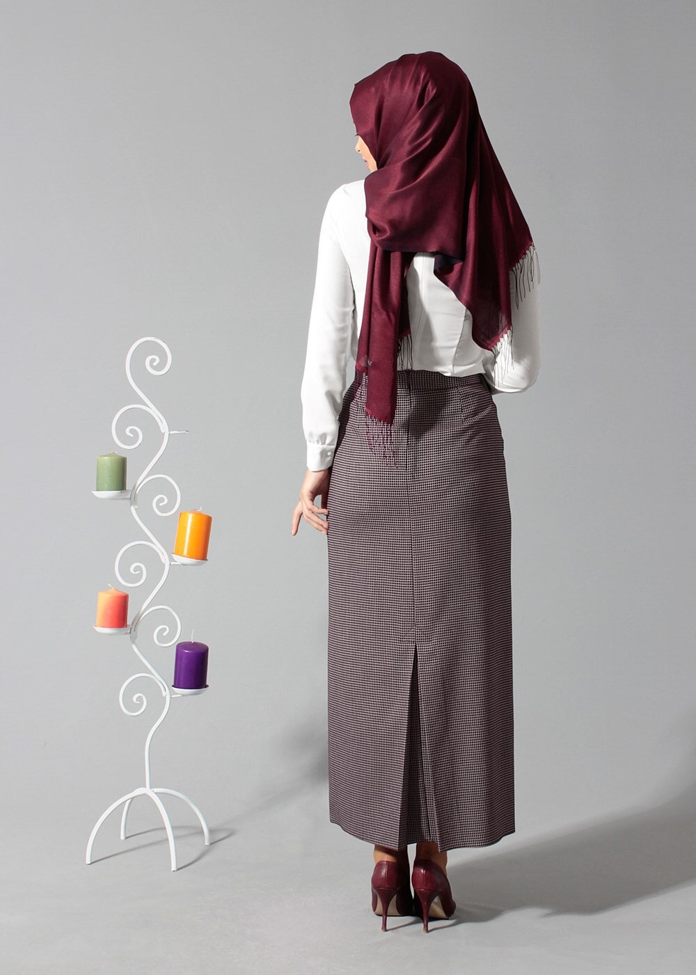 Tesettür giyim MÜRDÜM 6821 ETEK