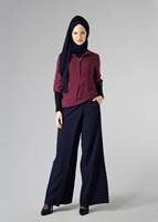 Hijab clothing NAVY BLUE PANTSKIRT 3931 