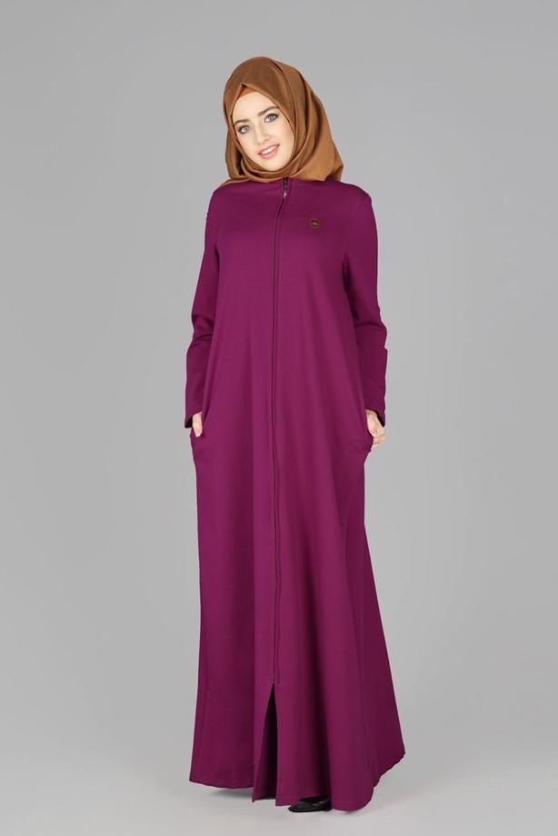 Vêtements hijab  ZIP-UP HOODED TOPCOAT 25106 - TRENDTESETTÜR