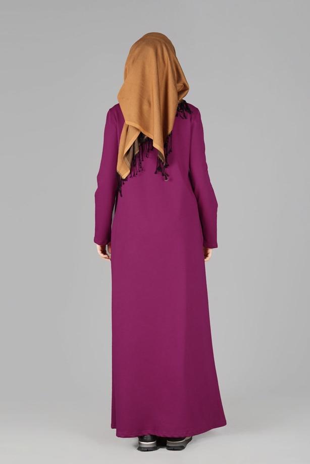 Vêtements hijab  ZIP-UP HOODED TOPCOAT 25106 - TRENDTESETTÜR