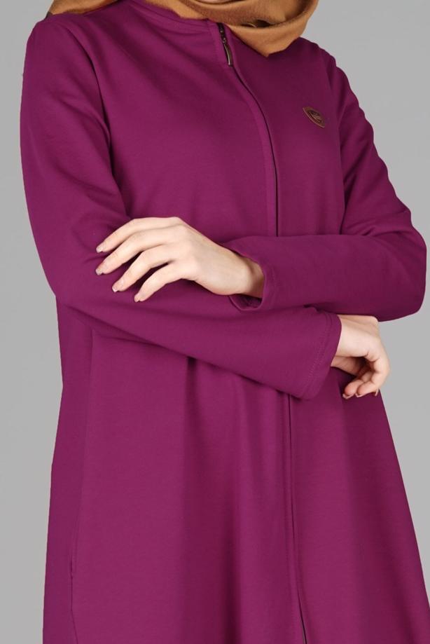 Vêtements hijab  ZIP-UP HOODED TOPCOAT 25106 - TRENDTESETTÜR
