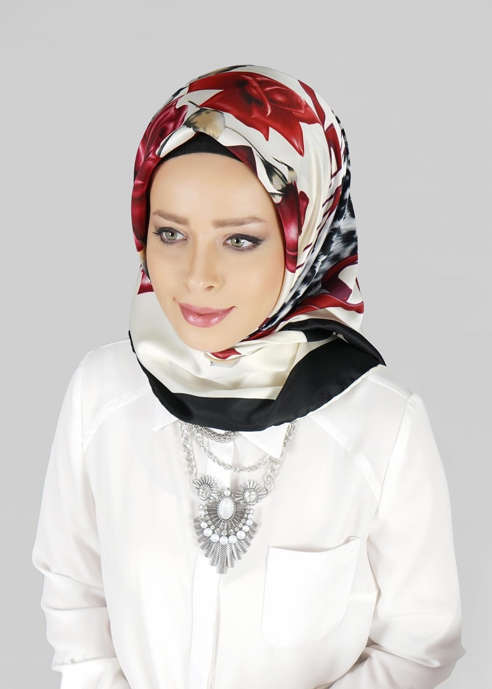 Vêtements hijab ROUGE BORDEAUX ÉCHARPE  27633