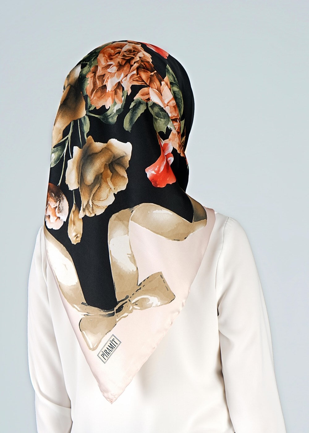 Vêtements hijab POUDRE ÉCHARPE  27634 