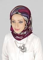 Hijab clothing PLUM SCARF 27636