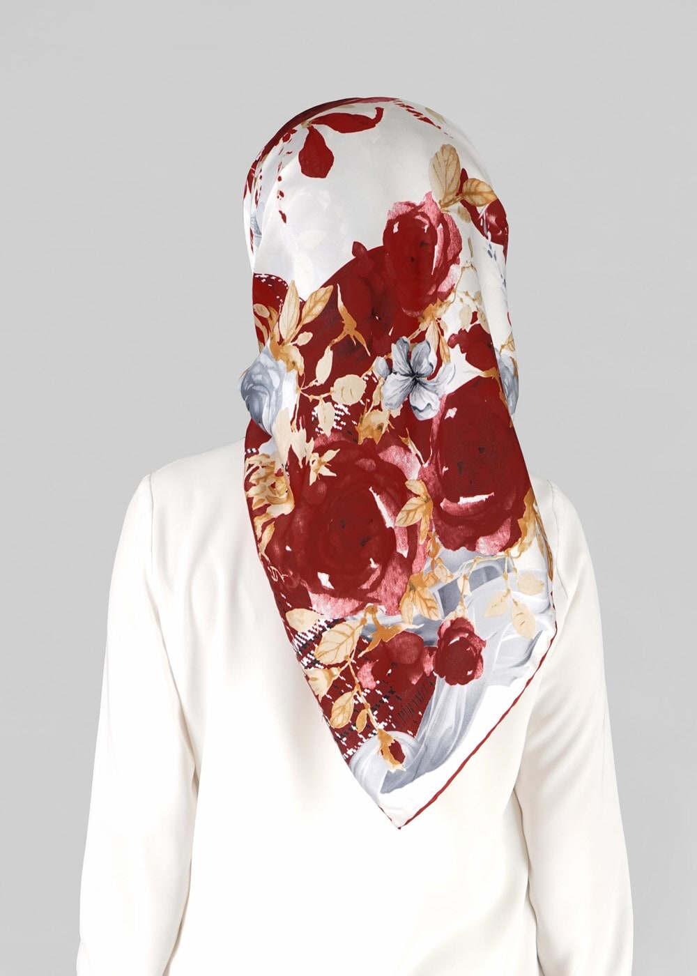Vêtements hijab ROUGE BORDEAUX ÉCHARPE  27637 