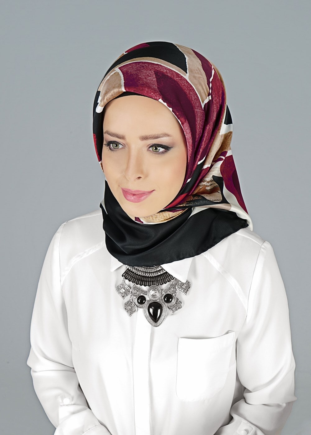 Hijab clothing BLACK SCARF 27639