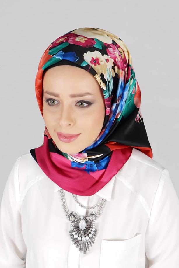 Vêtements hijab NOIR ÉCHARPE 27641  - TRENDTESETTÜR