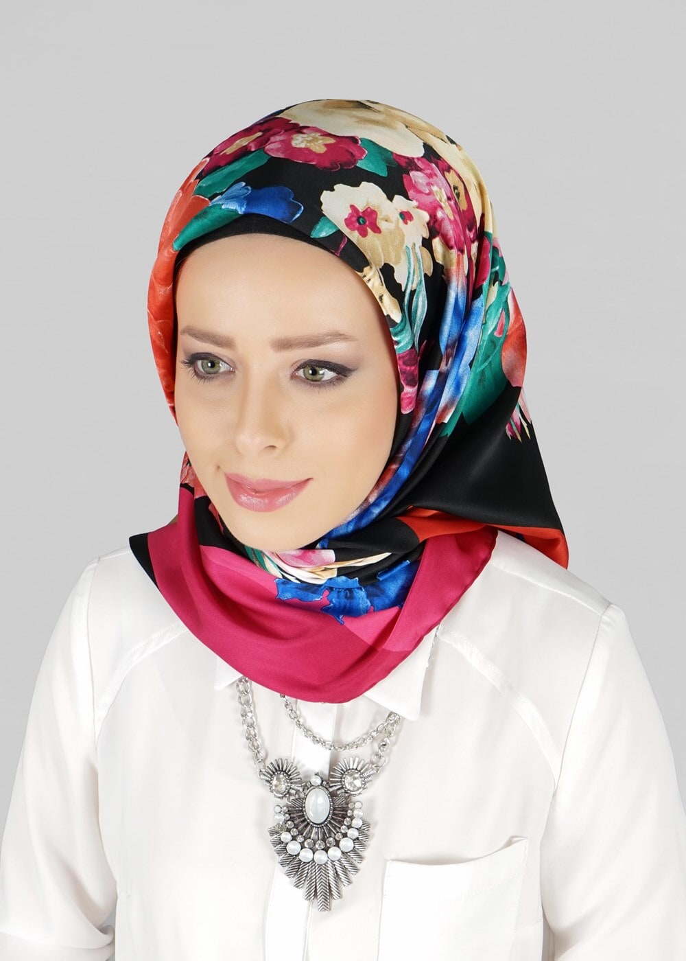 Vêtements hijab NOIR ÉCHARPE 27641 