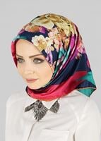 Hijab clothing NAVY BLUE SCARF 27641 